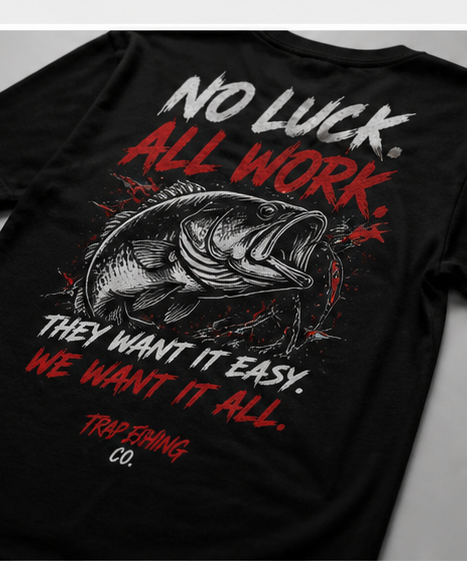 Trap Fishing Co. No Luck All Work Tee