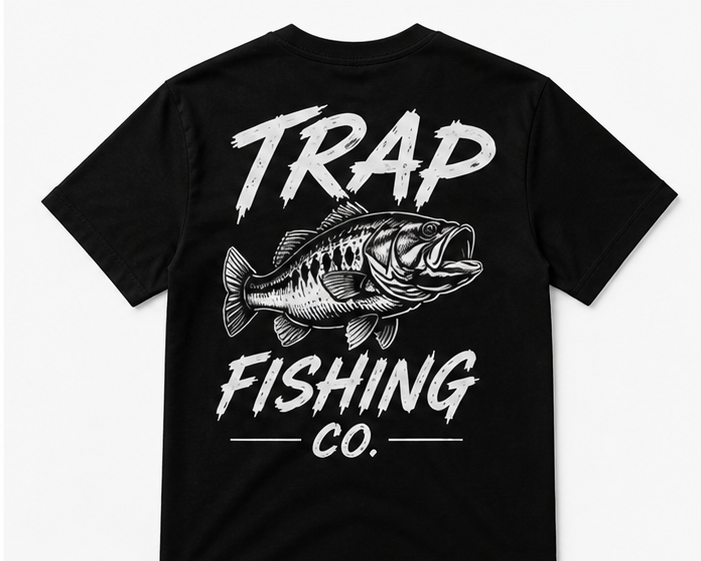 Trap Fishing Co. Classic Logo Tee (Black)