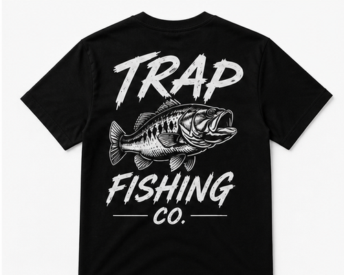 Trap Fishing Co. Classic Logo Tee (Black)