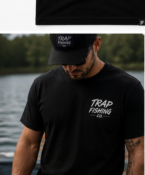 Trap Fishing Co. Classic Logo Tee (Black)