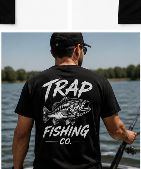 Trap Fishing Co. Classic Logo Tee (Black)